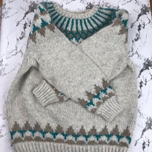 Handmade Crewneck Wool Sweater